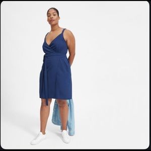 Everlane Japanese GoWeave Tank Mini Dress in Navy